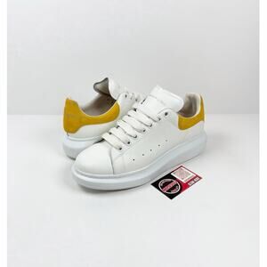 Size 10.5 - Alexander McQueen White Yellow Sneakers